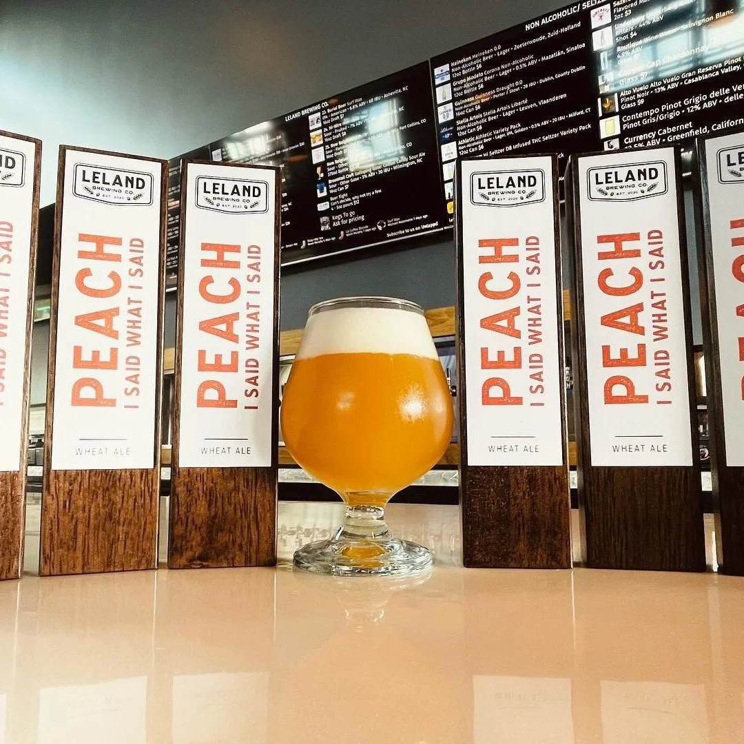 Peach, I said what I said — Leland Brewing Co.